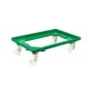 PROREGAL Transportroller Für Euroboxen 60x40cm Mit Kunststoffräder Grün | Offenes Deck | 2 Lenkrollen & 2 Bremsrollen | Traglast 300kg -Proregal 767fe6f1 6929 488c 8d1e 00d2c137a6d1 4