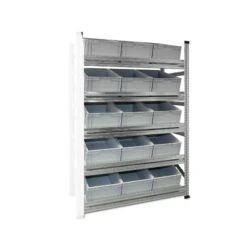 PROREGAL NextGen Schrägboden-Anbauregal Für Euroboxen (ohne Boxen) | 4 Fachböden | HxBxT 197x142x40cm | Fachlast 180kg | Verzinkt 12 PROREGAL NextGen Schrägboden-Anbauregal Für Euroboxen (ohne Boxen) | 4 Fachböden | HxBxT 197x142x40cm | Fachlast 180kg | Verzinkt -Proregal 812b8fa7 0f40 48a7 b6fd c1c04ad7a928 1