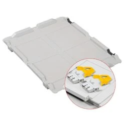 PROREGAL 10x Scharnierdeckel Set Eurobox NextGen Mit 2 Schwarzen Schiebeschnappverschlüssen | BxT 40x60cm | Eurobehälter -Proregal 812f0c0e 16a2 4722 9372 5e22165a53d8 1