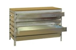 Werkbank Buffalo Mit Schubfach | HxBxT 84x150x76cm | Traglast 600kg | Verzinkt -Proregal 8162340a 4fa2 4647 9df4 913a7281282a 4