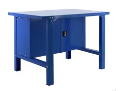 Werkbank Buffalo Metal Mit Schrank | HxBxT 83x150x73cm | Traglast 600kg | Grau -Proregal 82463101 b326 466b b873 bc67269d944e