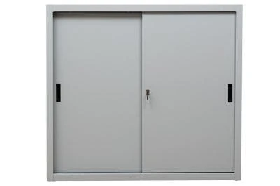 PROREGAL Schiebetürenschrank Ant | 2 Ordernhöhen | HxBxT 75x120x45 Cm | Grau 6 PROREGAL Schiebetürenschrank Ant | 2 Ordernhöhen | HxBxT 75x120x45 Cm | Grau – Bild 4