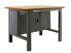 Werkbank Buffalo Wood Mit Schublade | HxBxT 87x150x75cm | Traglast 600kg | Grau -Proregal 8a73b43f 0391 4e63 a793 8e547065124c