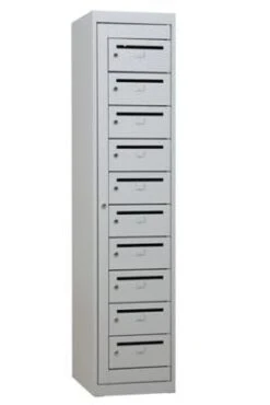 PROREGAL Postverteilerschrank Crane | HxBxT 180x40x50 Cm | Grau -Proregal 9636ab45 d196 4878 941d f6fd0b1de7a4