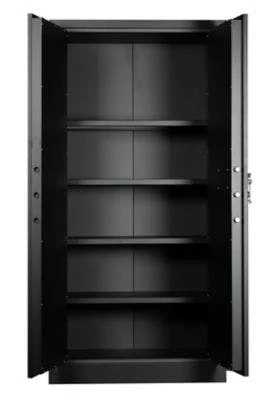 PROREGAL Feuerschutzschrank Shark| 5 Ordernhöhen | HxBxT 195x95x55 Cm | Schwarz 9 PROREGAL Feuerschutzschrank Shark| 5 Ordernhöhen | HxBxT 195x95x55 Cm | Schwarz – Bild 7