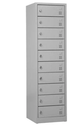 PROREGAL Notebookschrank Bear |10 Fächer| HxBxT 180x50x50 Cm | Weiß 8 PROREGAL Notebookschrank Bear |10 Fächer| HxBxT 180x50x50 Cm | Weiß – Bild 6