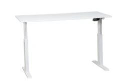 PROREGAL Elektrisch Höhenverstellbarer Schreibtisch Zebra | HxBxT 70-116x180x80 Cm | Weiß-Weiß -Proregal 9a611c45 dea1 459a ad36 34cd10ca8013
