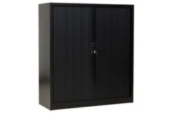 PROREGAL Rollladenschrank Weasel | 3 Ordernhöhen | HxBxT 135x120x46 Cm | Schwarz -Proregal 9c03d3a3 77a7 4bc3 bcda 55aa3450b39c