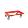 PROREGAL Transportroller Für Euroboxen 60x40cm Mit Gummiräder Rot | Offenes Deck | 2 Lenkrollen & 2 Bockrollen | Traglast 300kg 2 PROREGAL Transportroller Für Euroboxen 60x40cm Mit Gummiräder Rot | Offenes Deck | 2 Lenkrollen & 2 Bockrollen | Traglast 300kg -Proregal 9c3dab0c 7a40 439a 8711 3005daad4495