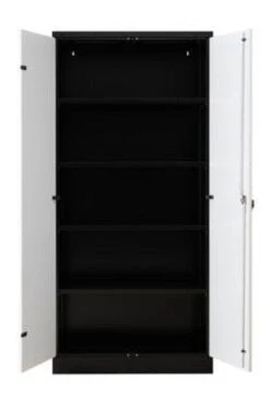 PROREGAL Aktenschrank Beetle | HxBxT 195x92x42 Cm | Schwarz-Grau -Proregal 9e8e05fb ce5e 4acb a5cf 2f71f7d9cac0