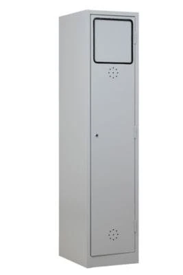 PROREGAL Wäschesammelschrank Raccoon | HxBxT 180x40x50 Cm | Zylinderschloss | Grau 8 PROREGAL Wäschesammelschrank Raccoon | HxBxT 180x40x50 Cm | Zylinderschloss | Grau – Bild 6