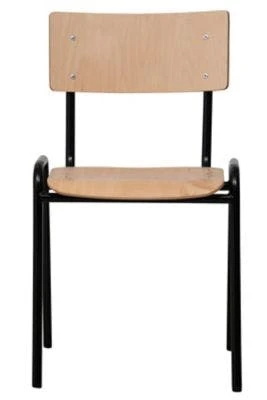 PROREGAL Stapelstuhl Bat| HxBxT 75x47x42 Cm | Chrom-Schwarz 6 PROREGAL Stapelstuhl Bat| HxBxT 75x47x42 Cm | Chrom-Schwarz – Bild 5