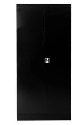 PROREGAL Stahlschrank Bee | HxBxT 195x92x60 Cm | Weiß-Schwarz 5 PROREGAL Stahlschrank Bee | HxBxT 195x92x60 Cm | Weiß-Schwarz – Bild 3