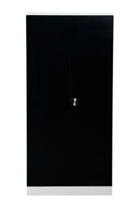 PROREGAL Stahlschrank Bee | HxBxT 195x92x50 Cm | Weiß-Schwarz 6 PROREGAL Stahlschrank Bee | HxBxT 195x92x50 Cm | Weiß-Schwarz – Bild 4