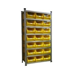 PROREGAL Fachbodenregal Mit 12x Box 3.0 Gelb & 15x Box 4.0 Rot & 9x Box 5.0 Blau | 8 Fachböden | HxBxT 197x112x50cm | Verzinkt 12 PROREGAL Fachbodenregal Mit 12x Box 3.0 Gelb & 15x Box 4.0 Rot & 9x Box 5.0 Blau | 8 Fachböden | HxBxT 197x112x50cm | Verzinkt -Proregal a73fb11c bd24 4728 a3ad 1d1a5fa498ef