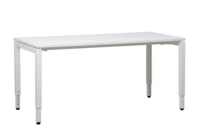 PROREGAL Höhenverstellbarer Schreibtisch Buzzard | HxBxT 62-85x160x80 Cm | Weiß 7 PROREGAL Höhenverstellbarer Schreibtisch Buzzard | HxBxT 62-85x160x80 Cm | Weiß – Bild 5