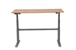 PROREGAL Elektrisch Höhenverstellbarer Schreibtisch Elk | HxBxT 63-128x180x80 Cm | Silber-Buche -Proregal acb1e383 637b 4e8a 9903 76c6ba1de8ce 2