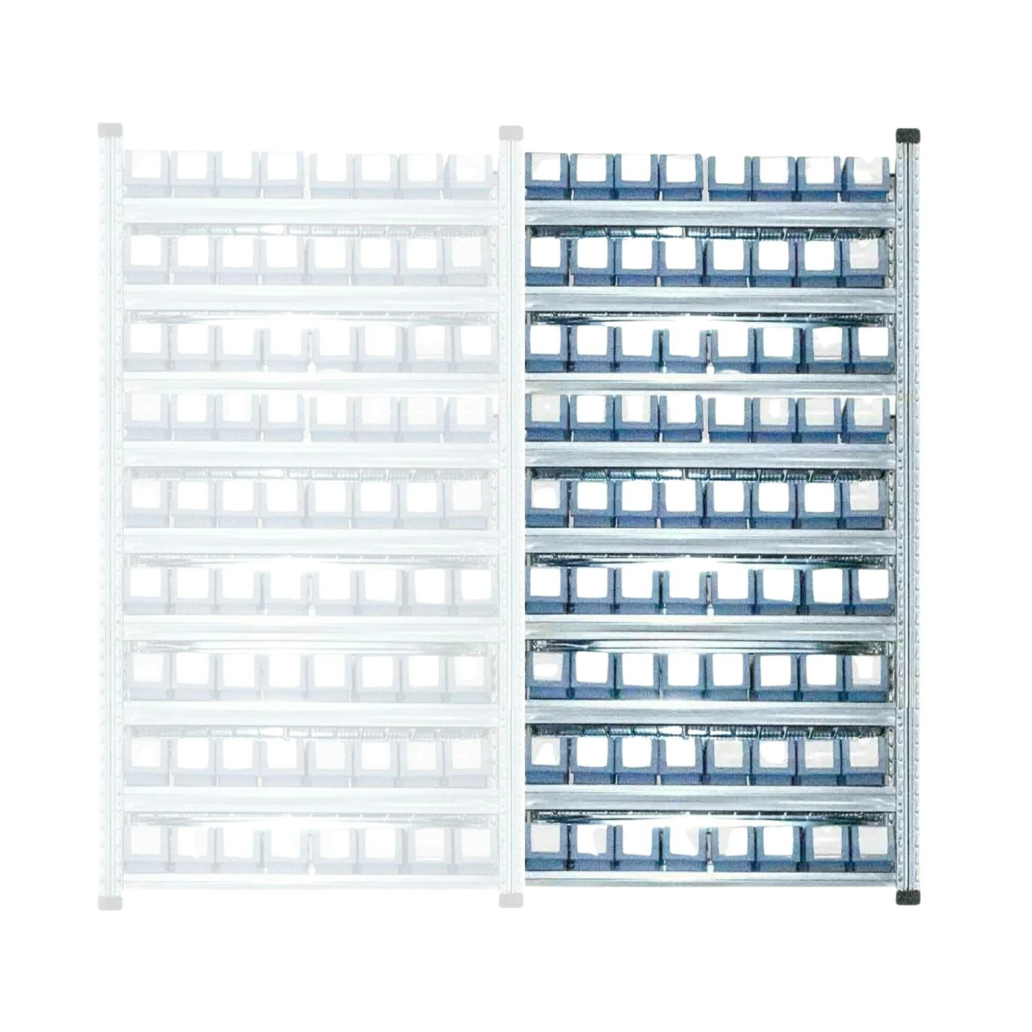 PROREGAL Anbauregal Zum Fachbodenregal Für Regalkästen (ohne Boxen) | 9 Fachböden | HxBxT 197x112x32cm | Fachlast 235kg | Verzinkt 8 PROREGAL Anbauregal Zum Fachbodenregal Für Regalkästen (ohne Boxen) | 9 Fachböden | HxBxT 197x112x32cm | Fachlast 235kg | Verzinkt – Bild 6