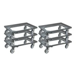 PROREGAL Transportroller Für Euroboxen 60x40cm Mit Gummiräder Grau | Offenes Deck | 4 Lenkrollen | Traglast 300kg 15 PROREGAL Transportroller Für Euroboxen 60x40cm Mit Gummiräder Grau | Offenes Deck | 4 Lenkrollen | Traglast 300kg -Proregal af8af47e 9cc2 43f3 985e 701c1b2f8d8c