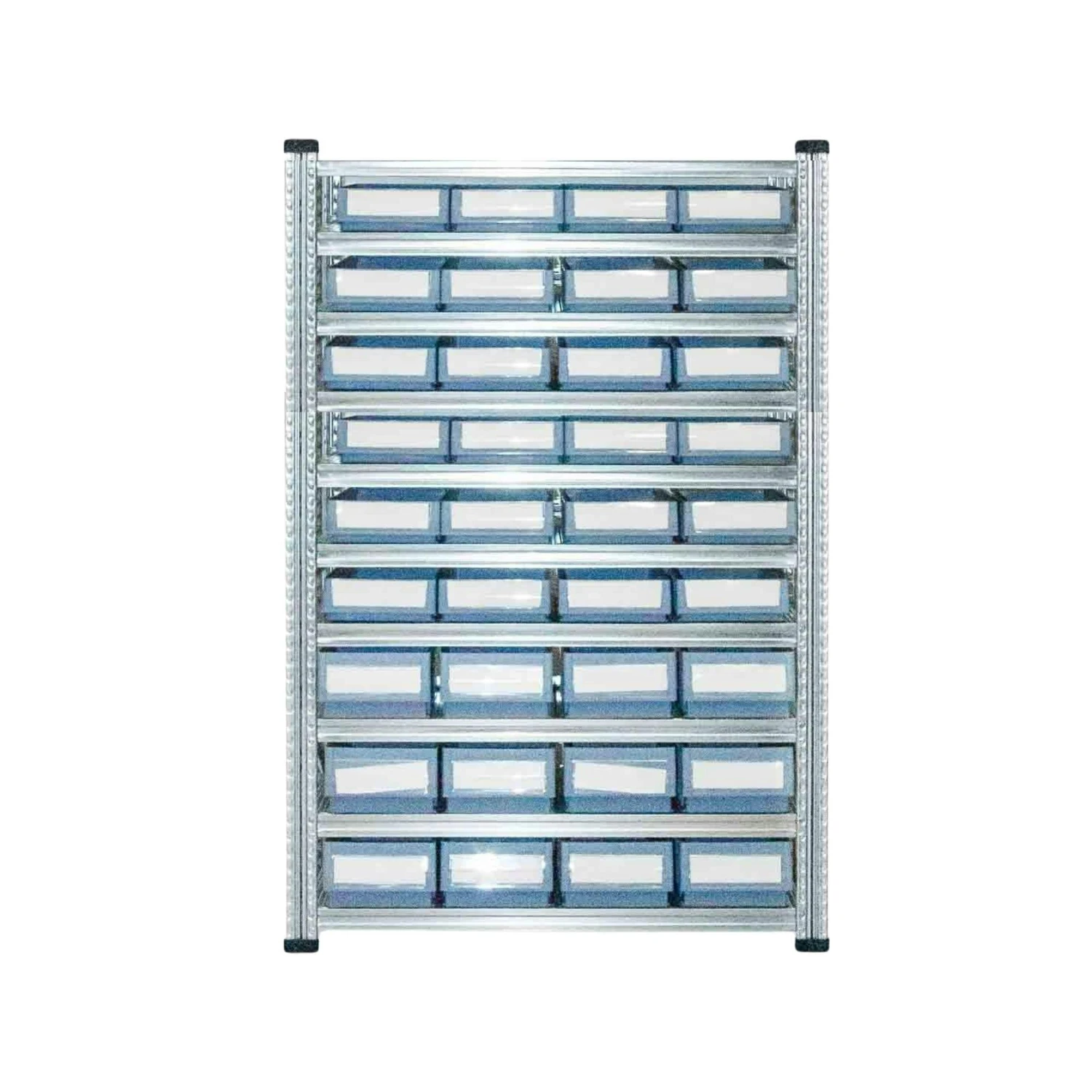 PROREGAL Fachbodenregal Mit 45x Regalkästen 600 BN | 9 Fachböden | HxBxT 197x142x60cm | Fachlast 180kg | Verzinkt 5 PROREGAL Fachbodenregal Mit 45x Regalkästen 600 BN | 9 Fachböden | HxBxT 197x142x60cm | Fachlast 180kg | Verzinkt – Bild 3