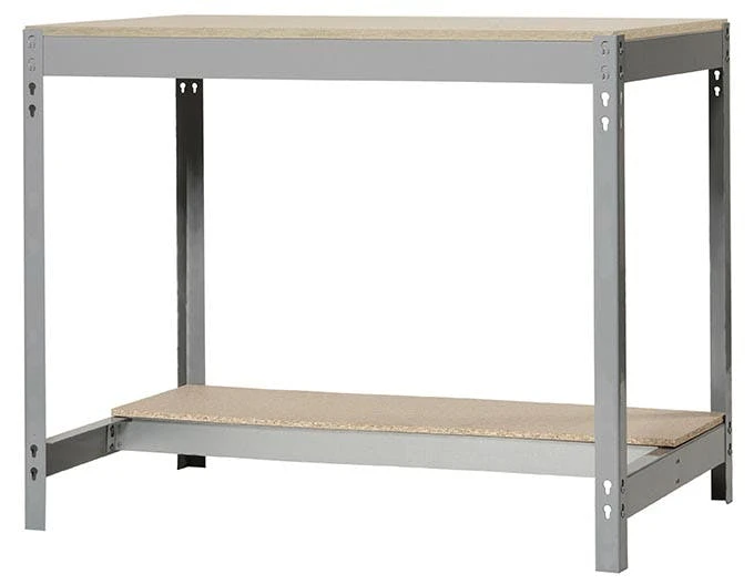Werkbank Buffalo Mit Schrank | HxBxT 84x90x61cm | Traglast 600kg | Grau 5 Werkbank Buffalo Mit Schrank | HxBxT 84x90x61cm | Traglast 600kg | Grau – Bild 3