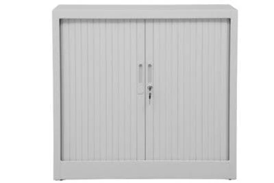 PROREGAL Rollladenschrank Weasel | 2 Ordernhöhen | HxBxT 75x120x46 Cm | Grau 4 PROREGAL Rollladenschrank Weasel | 2 Ordernhöhen | HxBxT 75x120x46 Cm | Grau – Bild 2