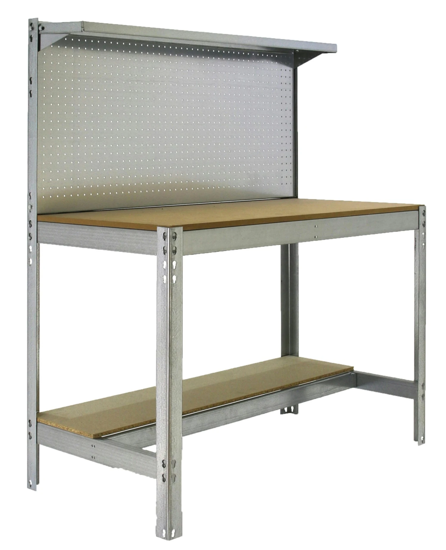 Werkbank Buffalo Mit Werkzeugwand Und Ablage | HxBxT 84x120x61cm | Traglast 600kg | Grau 6 Werkbank Buffalo Mit Werkzeugwand Und Ablage | HxBxT 84x120x61cm | Traglast 600kg | Grau – Bild 4