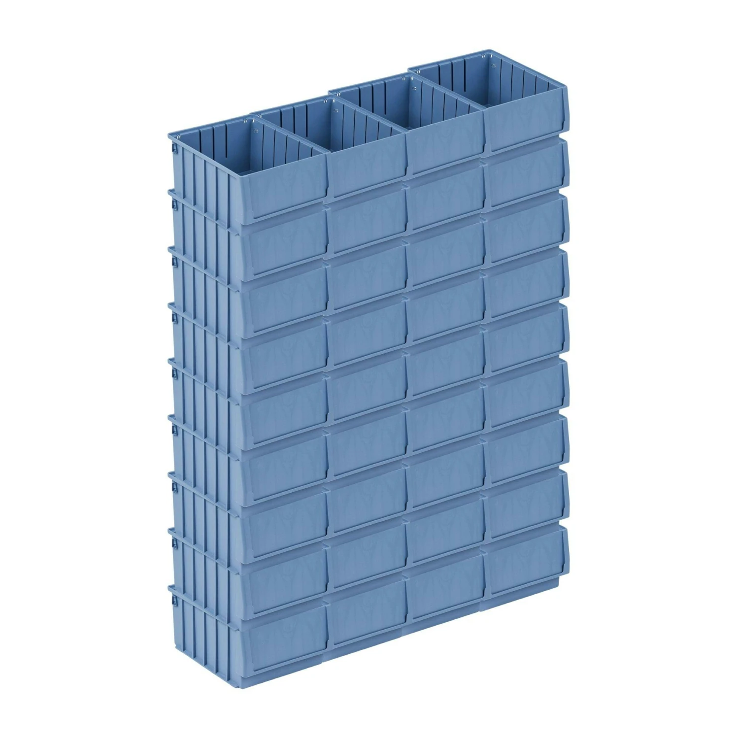 PROREGAL Fachbodenregal Mit 36x Regalkästen 300 BH | 9 Fachböden | HxBxT 197x112x40cm | Fachlast 180kg | Verzinkt 8 PROREGAL Fachbodenregal Mit 36x Regalkästen 300 BH | 9 Fachböden | HxBxT 197x112x40cm | Fachlast 180kg | Verzinkt – Bild 6