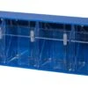 PROREGAL Klappschüttenmagazin VarioPlus ProFlip 4 | HxBxT 20,5x60x17cm | Blau-Transparent -Proregal c353ca2a 1ea1 4ee0 a597 69e31f98b9c3