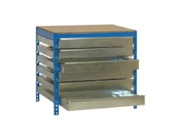 Werkbank Buffalo | HxBxT 84x150x76cm | Traglast 600kg | Blau -Proregal c6e15036 ab55 401d 88e0 45ab3467b20f 1