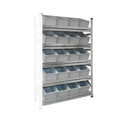 PROREGAL NextGen Schrägboden-Anbauregal Für Euroboxen (ohne Boxen) | 6 Fachböden | HxBxT 197x142x60cm | Fachlast 180kg | Verzinkt 13 PROREGAL NextGen Schrägboden-Anbauregal Für Euroboxen (ohne Boxen) | 6 Fachböden | HxBxT 197x142x60cm | Fachlast 180kg | Verzinkt -Proregal cd363f98 ff27 4d9a 95a7 929415d14968