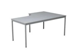 PROREGAL Bürotisch Wolf | Freiform | Winkel Links | HxBxT 75x180x80 Cm | Grau -Proregal cd394e91 4227 4652 84b3 1c207d7c54cd