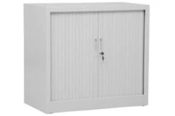 PROREGAL Rollladenschrank Weasel | 2 Ordernhöhen | HxBxT 75x80x46 Cm | Grau -Proregal cf6ae23e c09c 43b5 a4fc 642090729b73