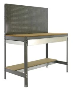 Werkbank Buffalo Mit Werkzeugwand, Schubfach Und Ablage | HxBxT 84x90x61cm | Traglast 600kg | Grau 12 Werkbank Buffalo Mit Werkzeugwand, Schubfach Und Ablage | HxBxT 84x90x61cm | Traglast 600kg | Grau -Proregal deca7517 c89b 4e1e a22b 6e65354fb83d