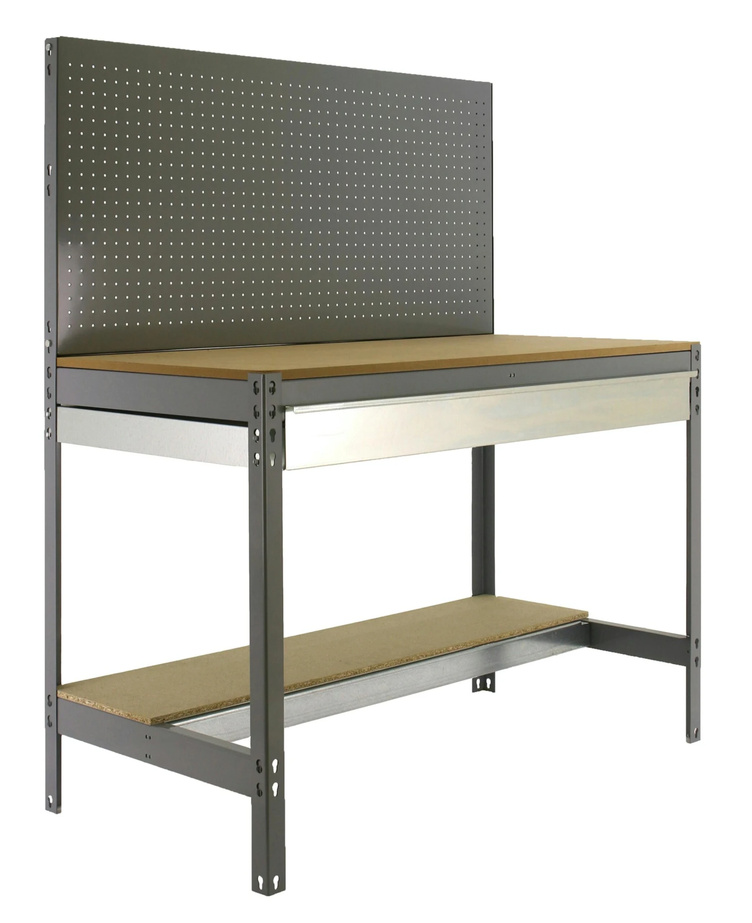 Werkbank Buffalo Mit Werkzeugwand, Schubfach Und Ablage | HxBxT 84x90x61cm | Traglast 600kg | Grau 6 Werkbank Buffalo Mit Werkzeugwand, Schubfach Und Ablage | HxBxT 84x90x61cm | Traglast 600kg | Grau – Bild 4