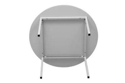 PROREGAL Bürotisch Wolf | Rund | HxBxT 75x120x120 Cm | Grau 8 PROREGAL Bürotisch Wolf | Rund | HxBxT 75x120x120 Cm | Grau – Bild 6