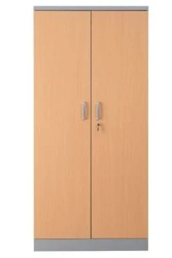 PROREGAL Aktenschrank Beetle | HxBxT 195x92x42 Cm | Silber-Buche -Proregal e8ccc00f e91c 4466 ad63 d0f101223537 1