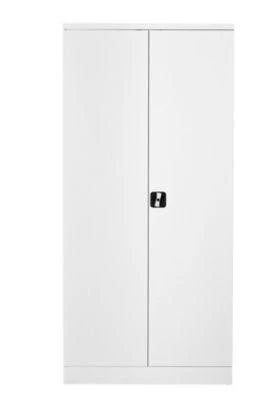 PROREGAL Stahlschrank Bee | HxBxT 195x92x60 Cm | Weiß-Schwarz 4 PROREGAL Stahlschrank Bee | HxBxT 195x92x60 Cm | Weiß-Schwarz – Bild 2