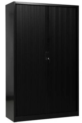 PROREGAL Rollladenschrank Weasel | 5 Ordernhöhen | HxBxT 195x120x46 Cm | Schwarz 8 PROREGAL Rollladenschrank Weasel | 5 Ordernhöhen | HxBxT 195x120x46 Cm | Schwarz – Bild 6