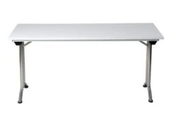 PROREGAL Klapptisch Lizard | T-Fuß-Gestell-Eckig | HxBxT 75x140x70 Cm | Chrom-Grau -Proregal efb105f3 2e69 4385 92d9 1c58a0d5d699 2