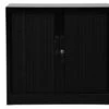 PROREGAL Rollladenschrank Weasel | 2 Ordernhöhen | HxBxT 75x80x46 Cm |Schwarz -Proregal f30f0bb0 4168 40e1 9a3b 1416bb811f6c