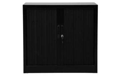 PROREGAL Rollladenschrank Weasel | 2 Ordernhöhen | HxBxT 75x80x46 Cm |Schwarz 3 PROREGAL Rollladenschrank Weasel | 2 Ordernhöhen | HxBxT 75x80x46 Cm |Schwarz