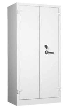 PROREGAL Feuerschutzschrank Shark| 5 Ordernhöhen | HxBxT 195x95x55 Cm | Grau -Proregal f61a0dc3 b5c9 4ba9 b00d e97a91c8b99a