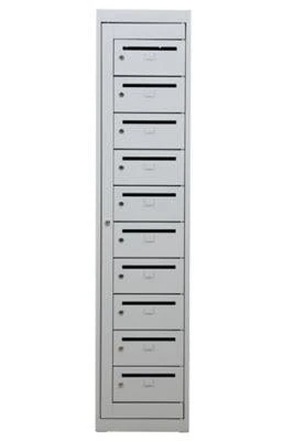 PROREGAL Prospektschrank Owl | HxBxT 195x100x42 Cm | Grau 7 PROREGAL Prospektschrank Owl | HxBxT 195x100x42 Cm | Grau – Bild 5