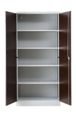PROREGAL Aktenschrank Beetle | HxBxT 195x92x42 Cm | Weiß-Wenge -Proregal f6b2618c fbab 4bfe 9248 26c7b38ea529