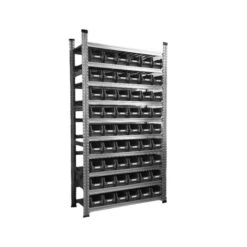 PROREGAL Fachbodenregal Mit Leitfähigen Sichtlagerboxen 27x 2.0 & 18x 3.0 & 20x 4.0 Schwarz | 10 Fachböden | HxBxT 197x112x32cm | Verzinkt 12 PROREGAL Fachbodenregal Mit Leitfähigen Sichtlagerboxen 27x 2.0 & 18x 3.0 & 20x 4.0 Schwarz | 10 Fachböden | HxBxT 197x112x32cm | Verzinkt -Proregal f8d04186 61aa 453b bb19 ed468b85cf17