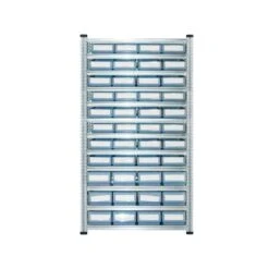 PROREGAL Fachbodenregal Mit 36x Regalkästen 300 BH | 9 Fachböden | HxBxT 197x112x40cm | Fachlast 180kg | Verzinkt 11 PROREGAL Fachbodenregal Mit 36x Regalkästen 300 BH | 9 Fachböden | HxBxT 197x112x40cm | Fachlast 180kg | Verzinkt -Proregal facf362f db99 49b3 a48b 848942e57ebd