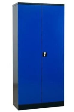 PROREGAL Stahlschrank Bee | HxBxT 195x92x42 Cm | Anthrazit-Blau -Proregal fbe10761 fb4e 494d ab2b ab22afce61ed