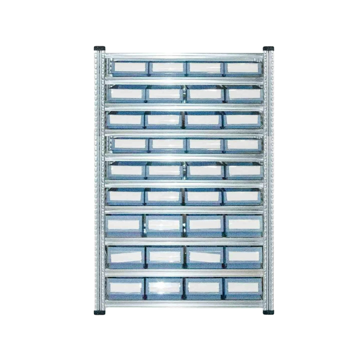 PROREGAL Fachbodenregal Mit 36x Regalkästen 300 BH | 9 Fachböden | HxBxT 197x112x40cm | Fachlast 180kg | Verzinkt 3 PROREGAL Fachbodenregal Mit 36x Regalkästen 300 BH | 9 Fachböden | HxBxT 197x112x40cm | Fachlast 180kg | Verzinkt